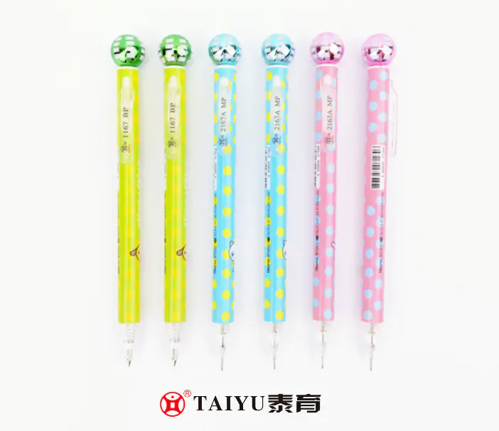 Students Use Mechanical Pencil Side Press Pen Holders And Action Figures Mechanical Pencil 2167A