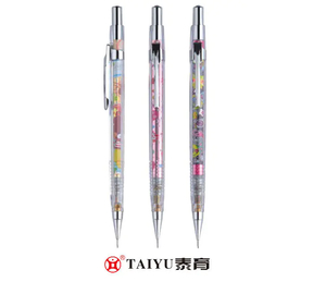 Students Use Mechanical Pencil With Transparent Pencil Holder And Cartoon Refill Mechanical Pencil 2000C