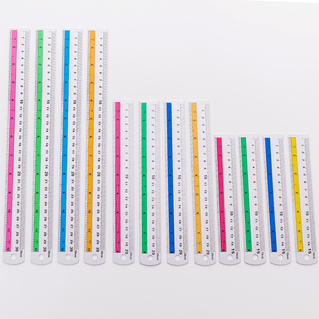 MQ1515-30cm Sliver Aluminum Ruler