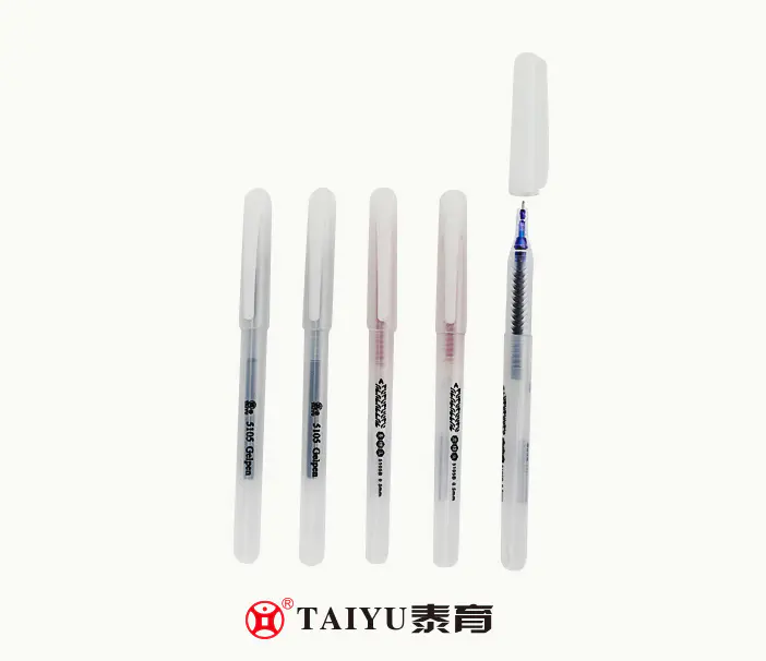 Student Use Gel Pen With Cap Costomized Color Gel Pen 5015