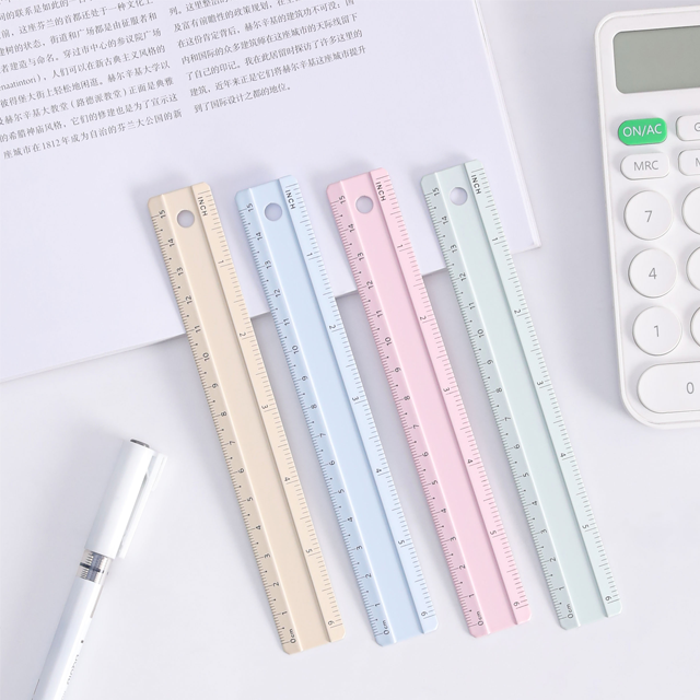 MQ3915-30cm Cartoon Aluminum Ruler