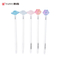 Students Use Roll Ball Pen With Cute Cartoon Style Pen Cap