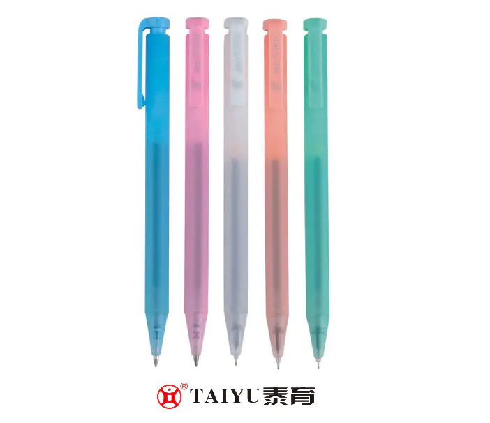 Office Use Roll Ball Pen With Clear Scrub Pen Holder Roll Ball Pen 3147A