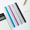 MQ2318 Acrylic&aluminum 18cm Ruler
