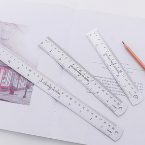 MQ1015-30cm Sliver Aluminum Ruler